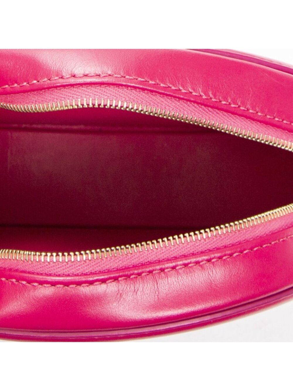 Celine Triomphe Oval Crossbody Fuchsia Pink Calfskin Leather - Picture 9 of 10
